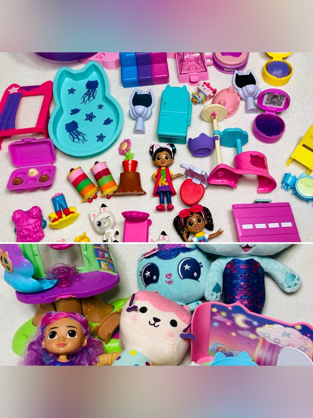 Gabby’s Dollhouse Play Lot Furniture Lot Pandy Kitty Fairy